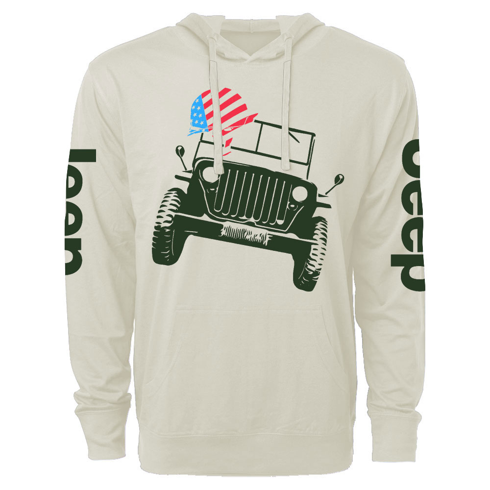 America Jp Soldier Helmet Oversized Lightweight Hoodie