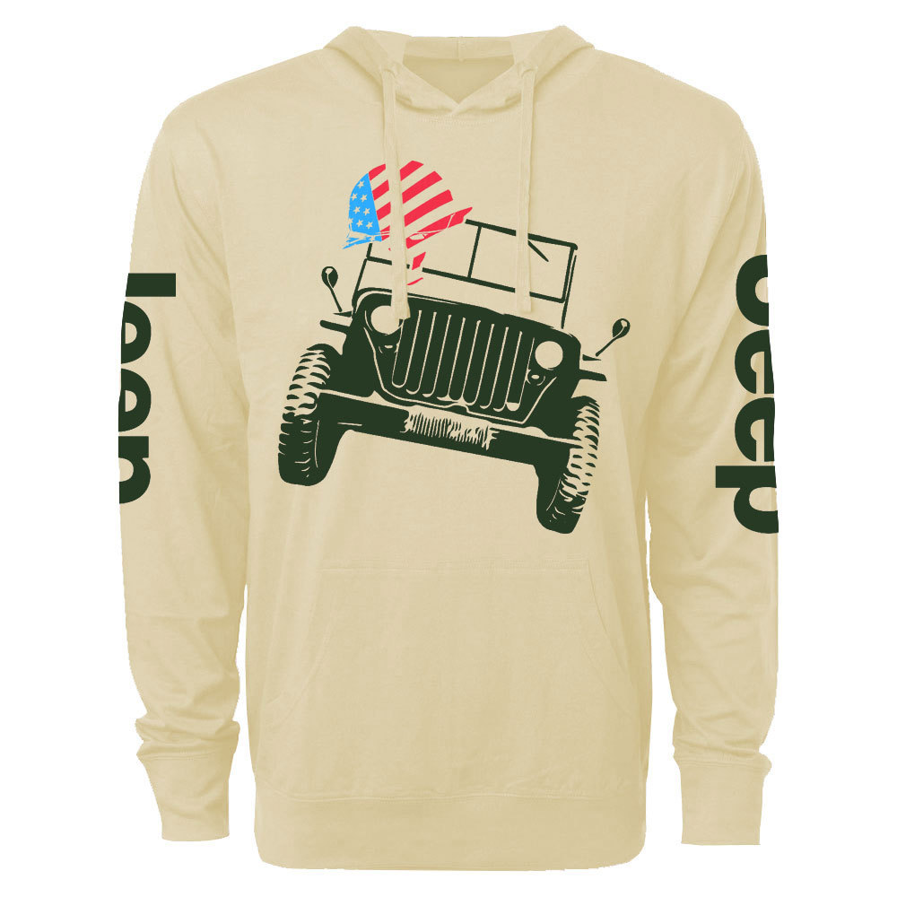 America Jp Soldier Helmet Oversized Lightweight Hoodie