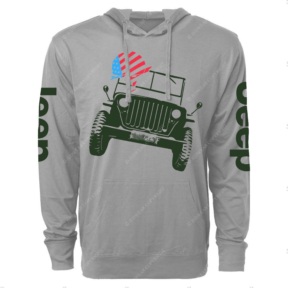 America Jp Soldier Helmet Oversized Lightweight Hoodie