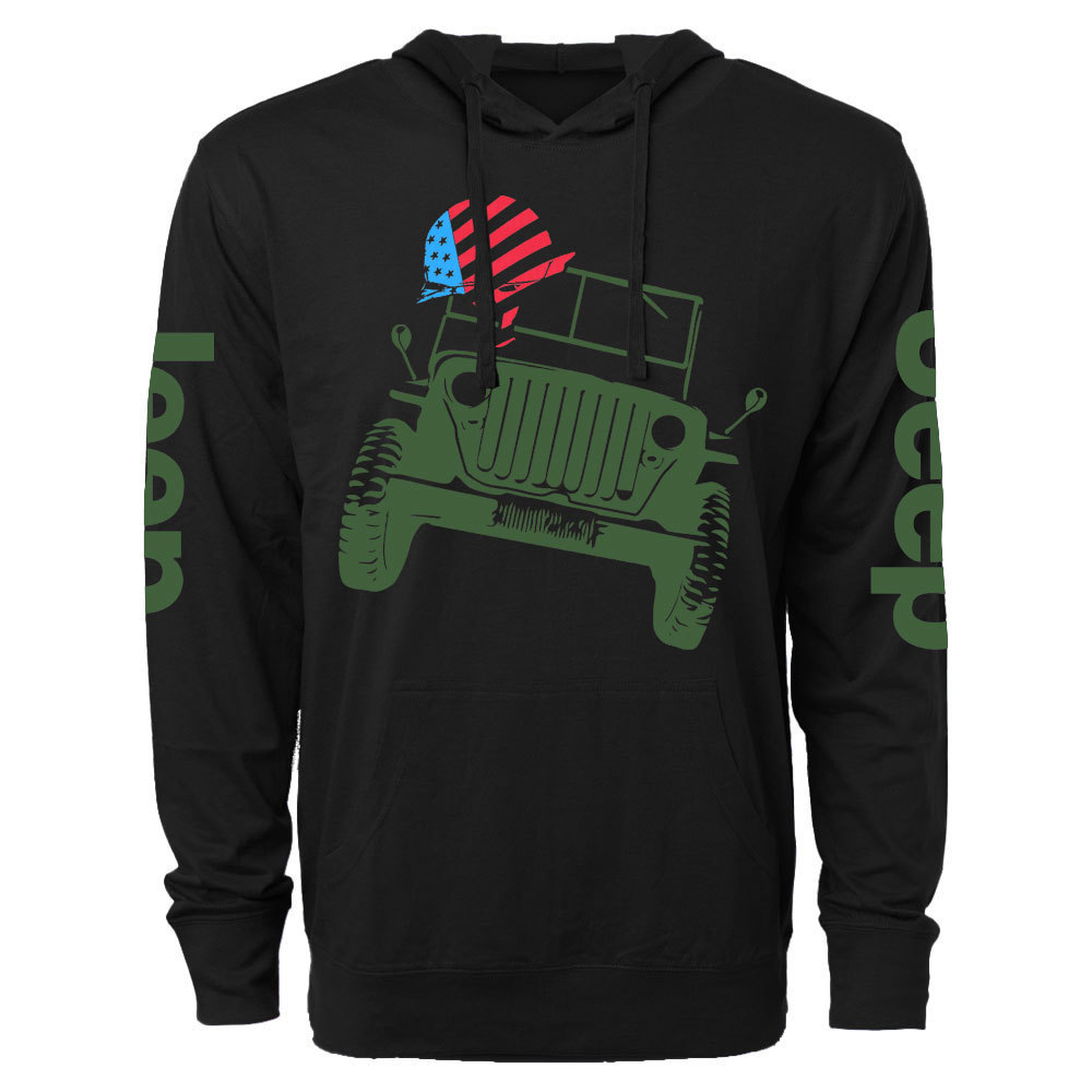 America Jp Soldier Helmet Oversized Lightweight Hoodie