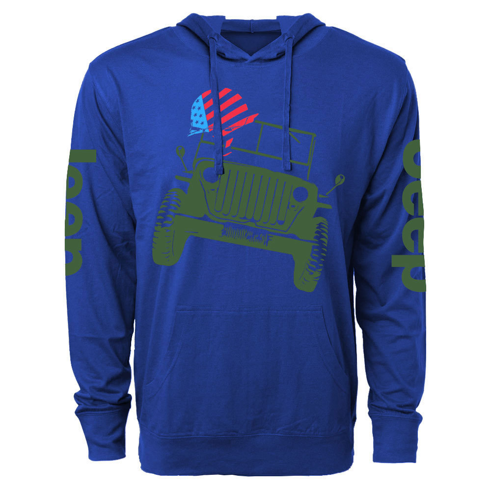 America Jp Soldier Helmet Oversized Lightweight Hoodie