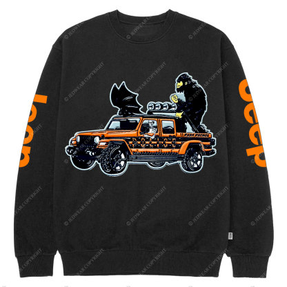 Halloween Jp Gladiator Park Patrol Crew Neck Sweatshirt