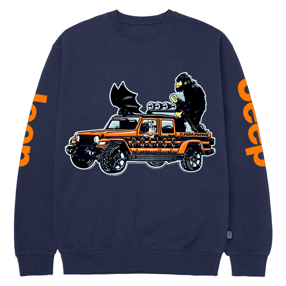 Halloween Jp Gladiator Park Patrol Crew Neck Sweatshirt