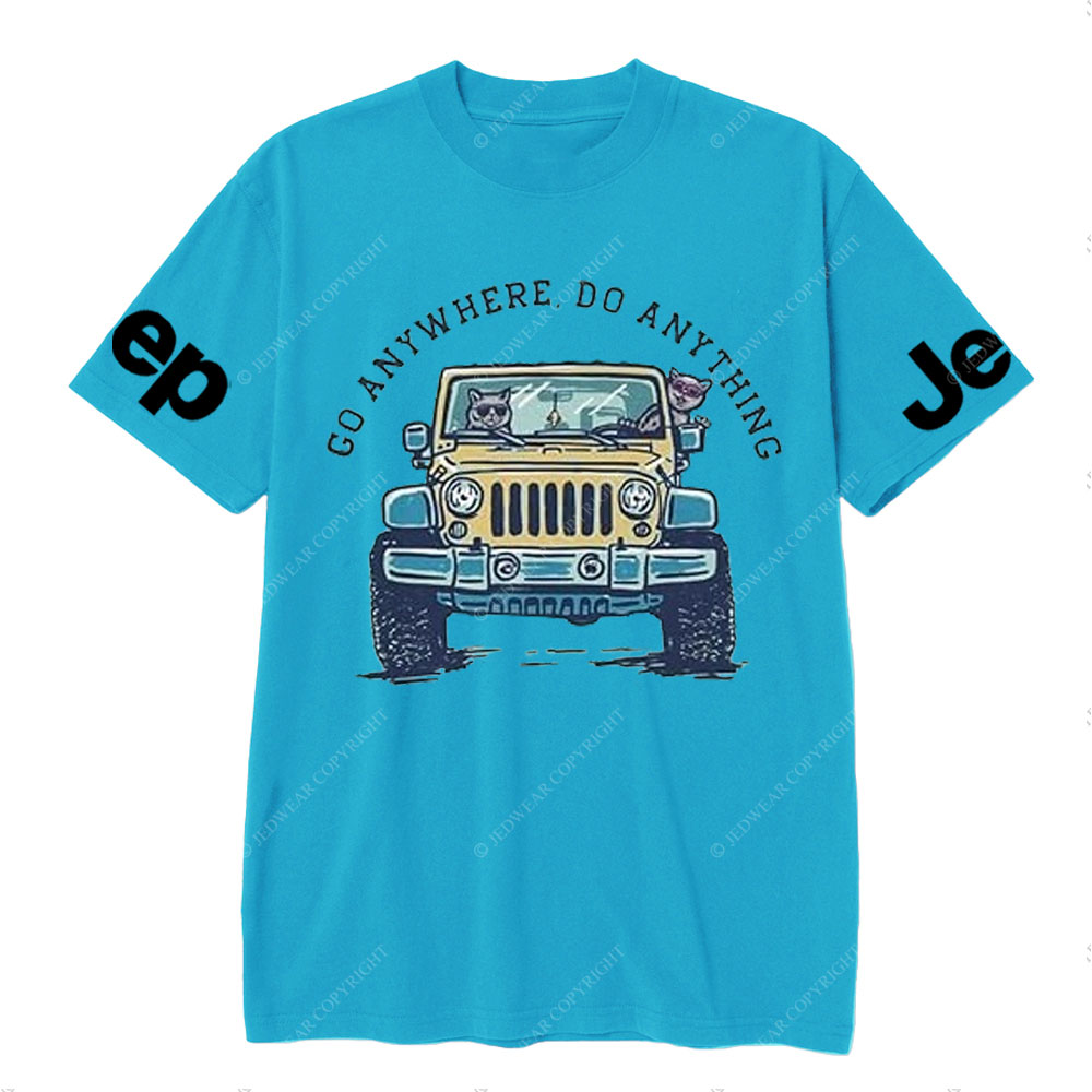 Jp Cat Ride, Go Anywhere, Do Anything T-Shirt