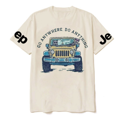 Jp Cat Ride, Go Anywhere, Do Anything T-Shirt