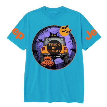 Trick or Treat Halloween Night Black Cat Jp T-Shirt