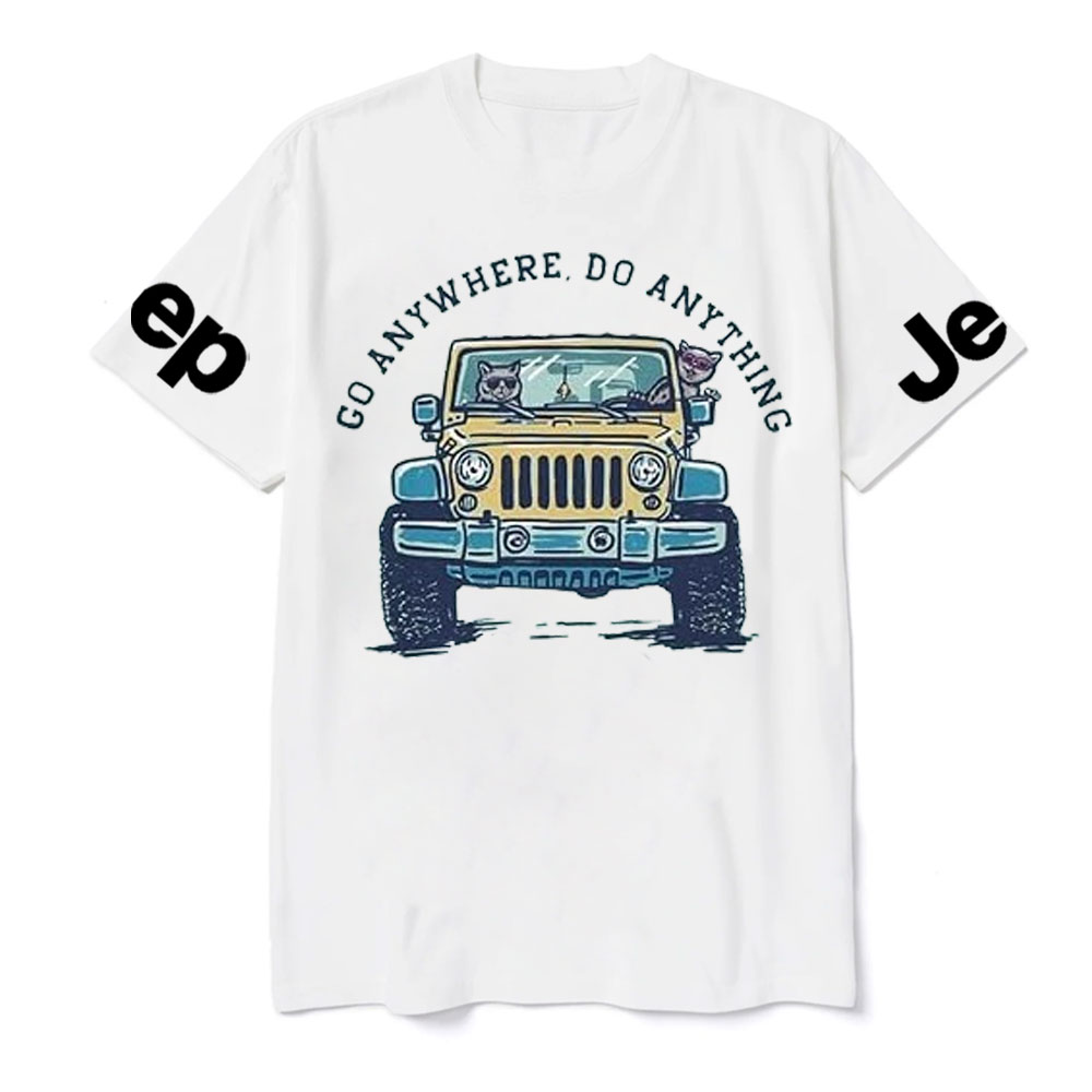Jp Cat Ride, Go Anywhere, Do Anything T-Shirt