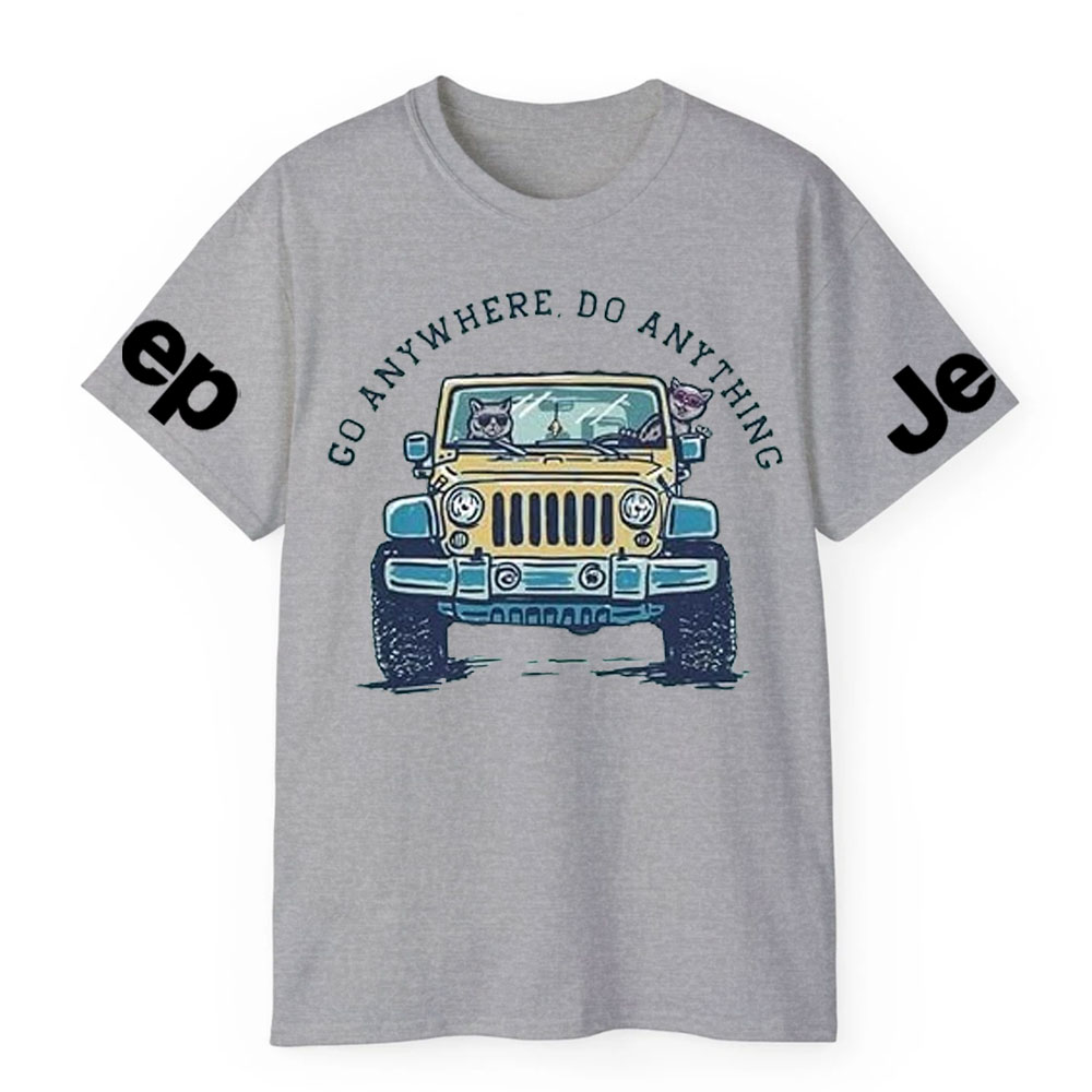 Jp Cat Ride, Go Anywhere, Do Anything T-Shirt