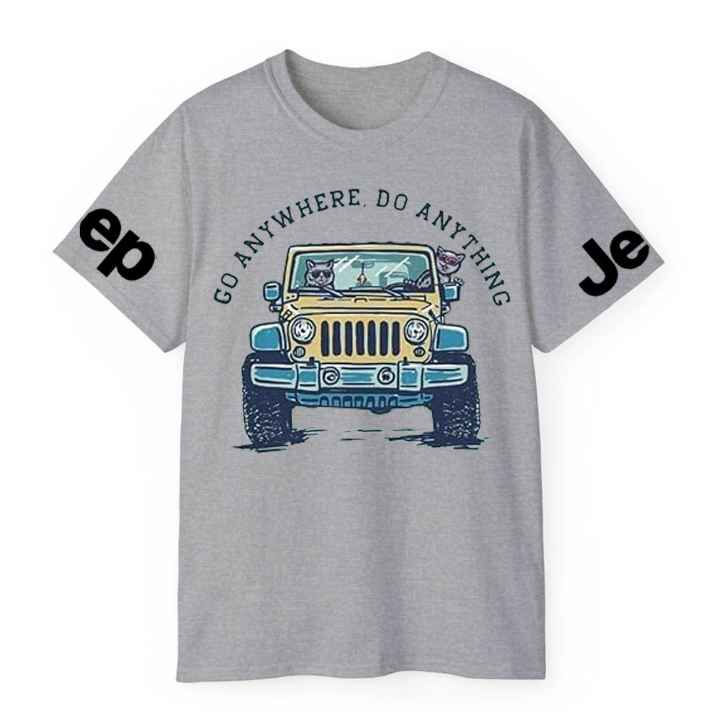 Jp Cat Ride, Go Anywhere, Do Anything T-Shirt