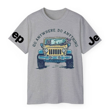 Jp Cat Ride, Go Anywhere, Do Anything T-Shirt