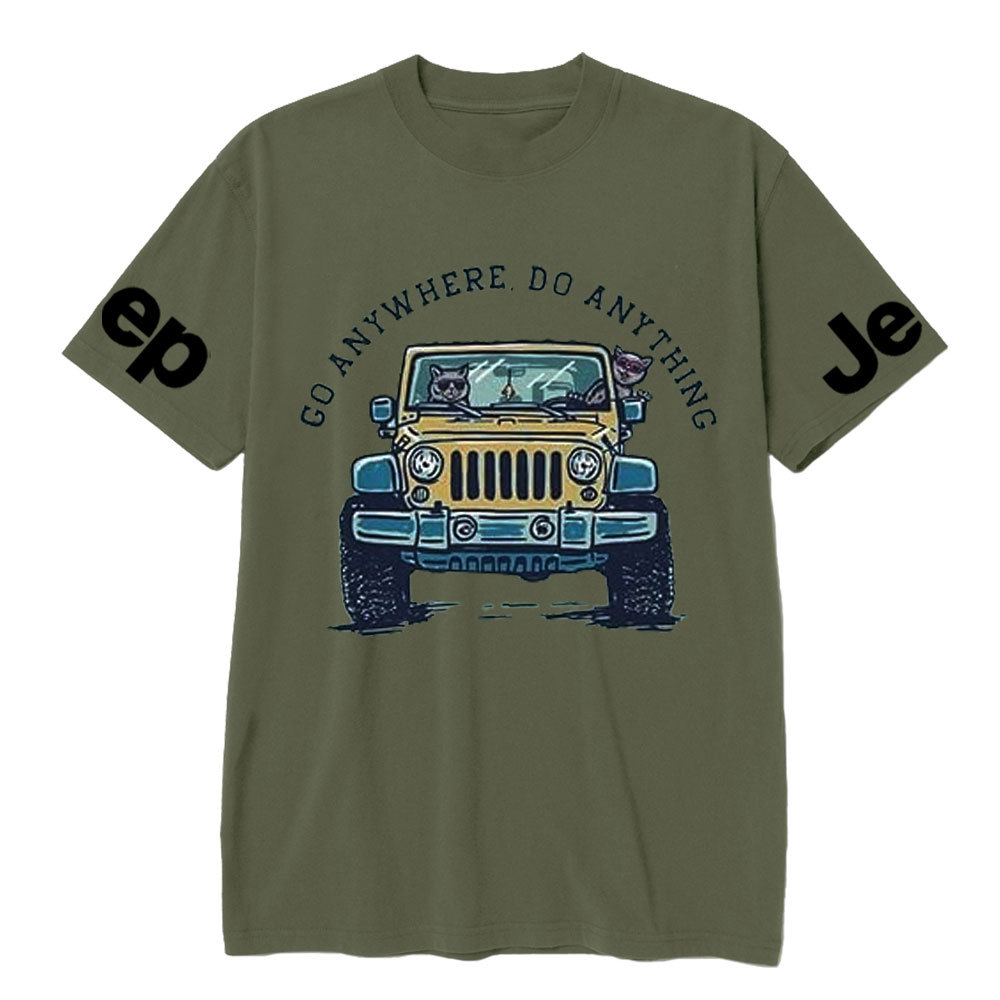 Jp Cat Ride, Go Anywhere, Do Anything T-Shirt
