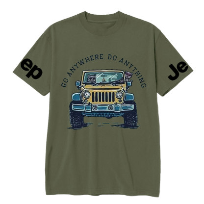 Jp Cat Ride, Go Anywhere, Do Anything T-Shirt
