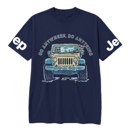 Jp Cat Ride, Go Anywhere, Do Anything T-Shirt