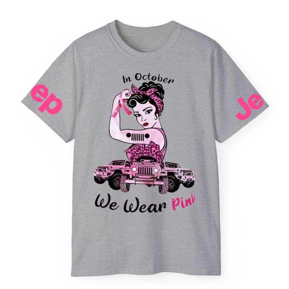 Breast Cancer Jp Pink In October T-shirt