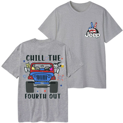 Jp Girl Chill The Fourth Out US T-Shirt
