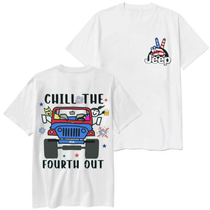 Jp Girl Chill The Fourth Out US T-Shirt