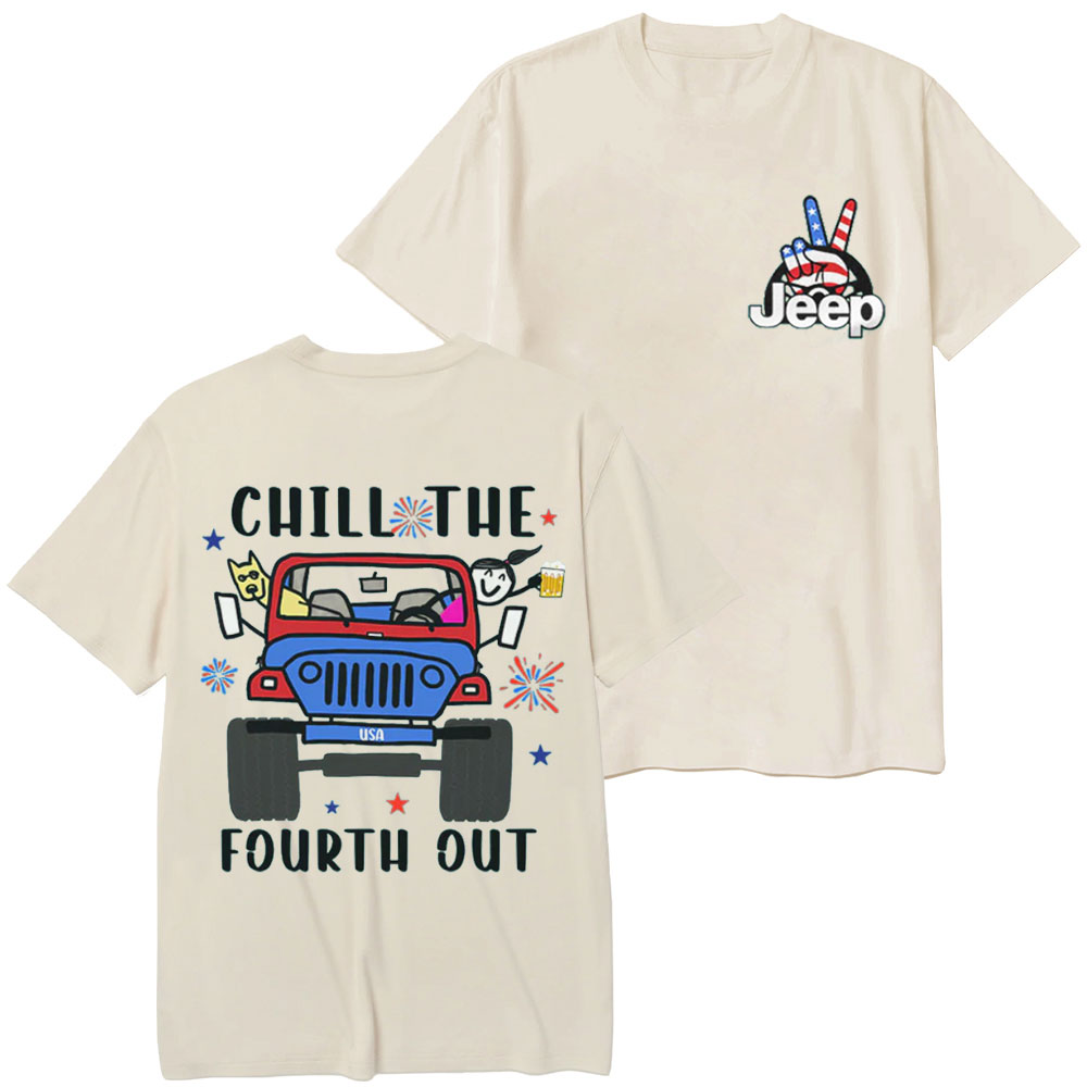 Jp Girl Chill The Fourth Out US T-Shirt
