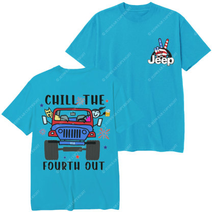 Jp Girl Chill The Fourth Out US T-Shirt
