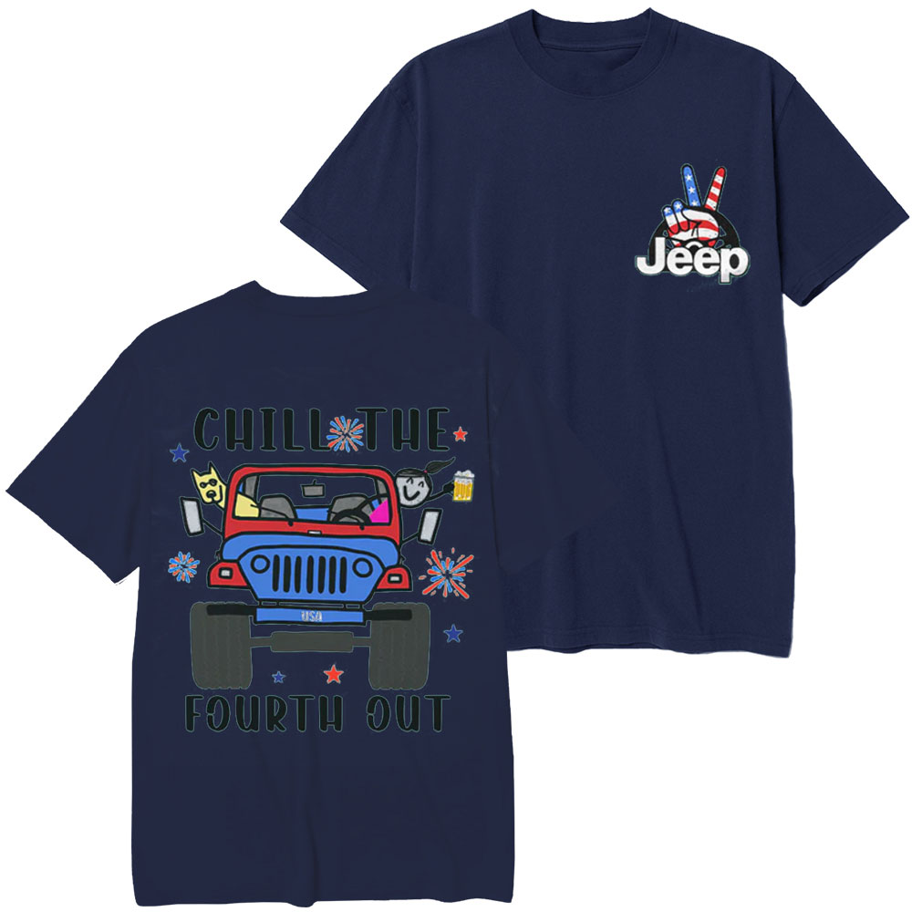 Jp Girl Chill The Fourth Out US T-Shirt