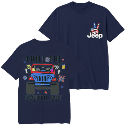 Jp Girl Chill The Fourth Out US T-Shirt