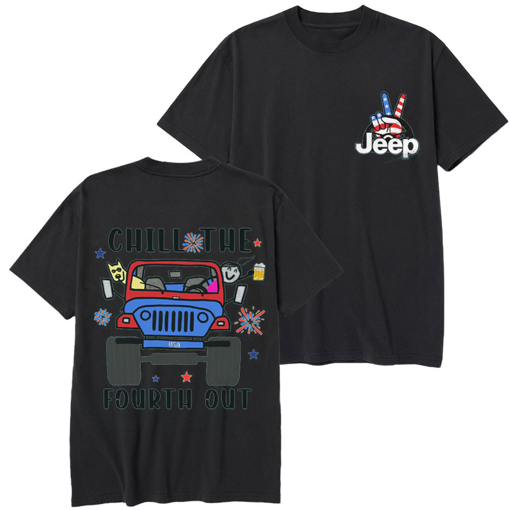 Jp Girl Chill The Fourth Out US T-Shirt