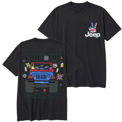 Jp Girl Chill The Fourth Out US T-Shirt