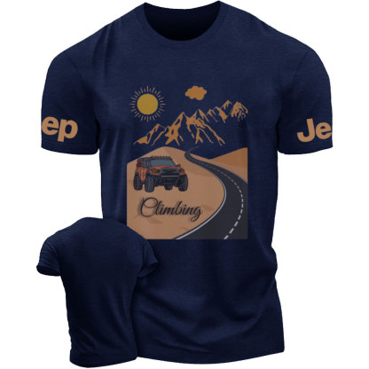Climbing the Mountain in the Desert Jp T-Shirt