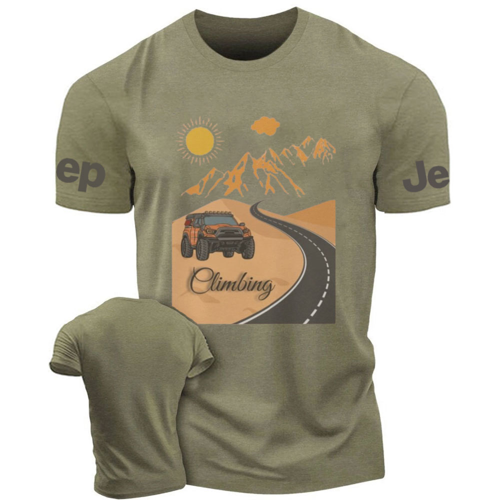 Climbing the Mountain in the Desert Jp T-Shirt