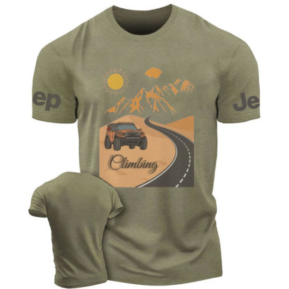 Climbing the Mountain in the Desert Jp T-Shirt