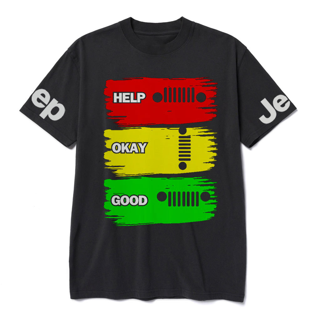 Red Yellow Green Colorful Sinal Jp Lover T-Shirt