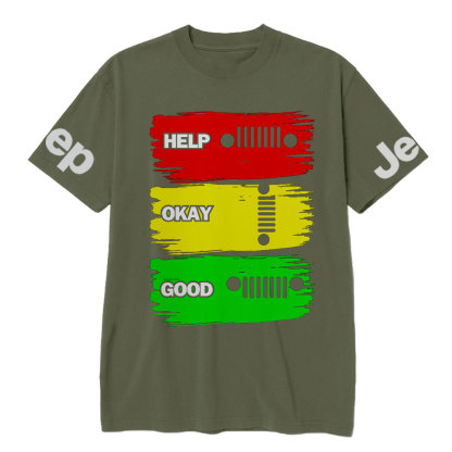 Red Yellow Green Colorful Sinal Jp Lover T-Shirt
