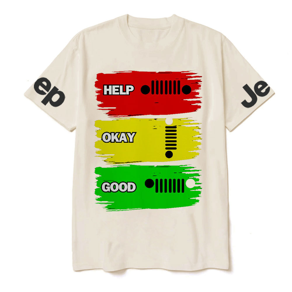 Red Yellow Green Colorful Sinal Jp Lover T-Shirt