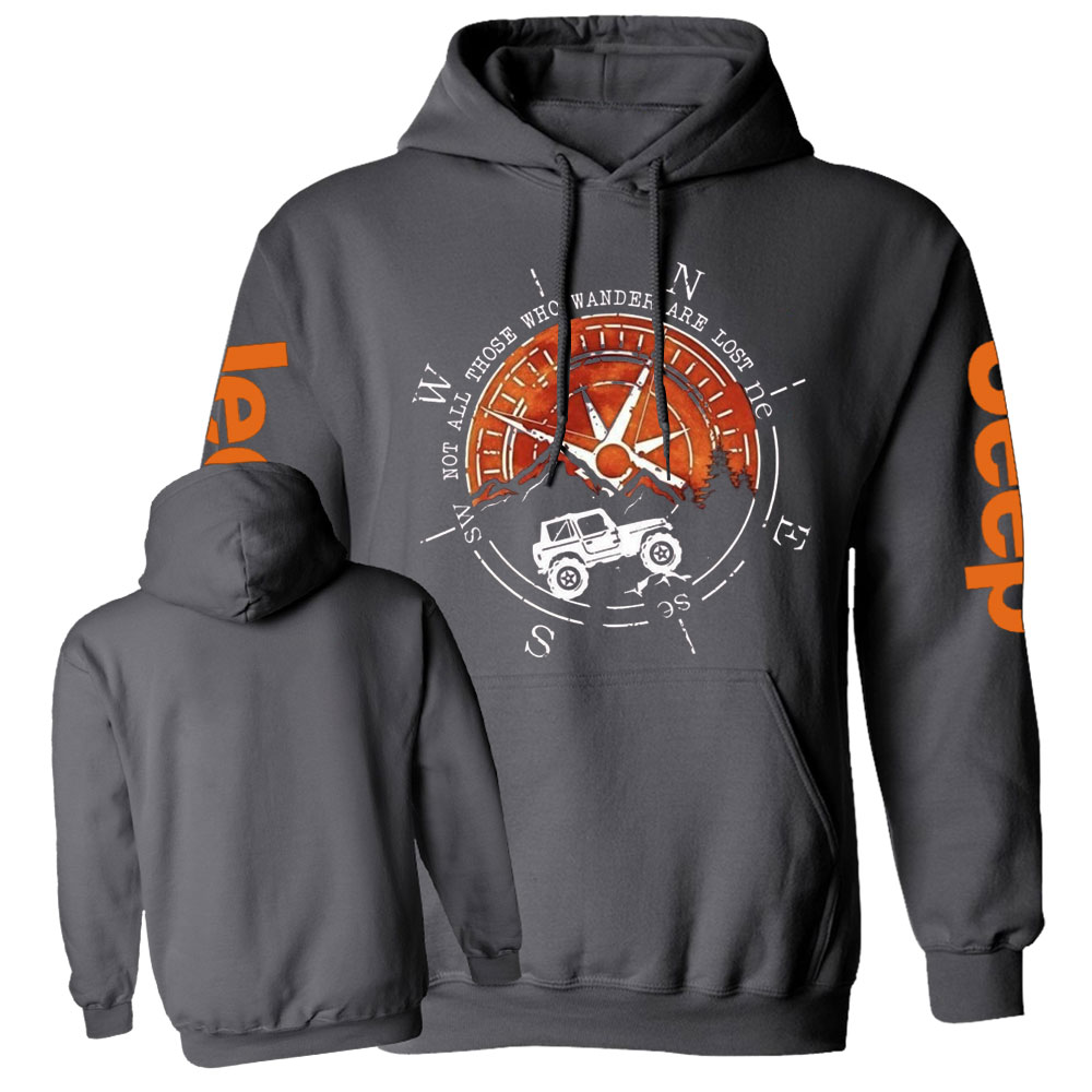 Not All Those Who Wander Are Lost Jp Compass Casual Hoodie