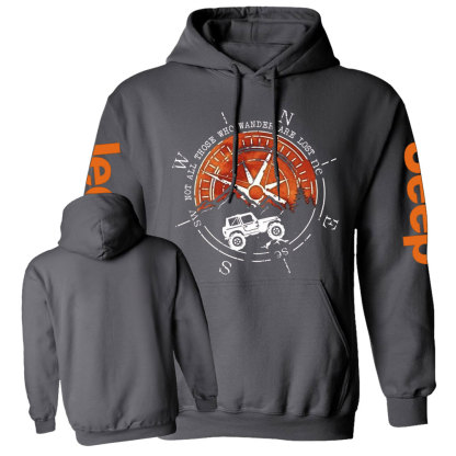Not All Those Who Wander Are Lost Jp Compass Casual Hoodie