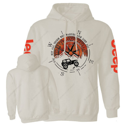 Not All Those Who Wander Are Lost Jp Compass Casual Hoodie