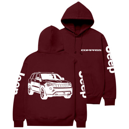 Jp Compass Suv 2020 Car Casual Hoodie