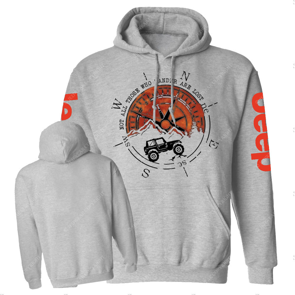 Not All Those Who Wander Are Lost Jp Compass Casual Hoodie