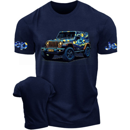 Go Out and Paint Stars with Jp Starry Moon Night Van Gogh T-Shirt