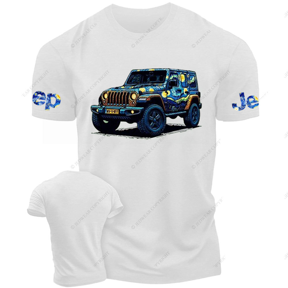 Go Out and Paint Stars with Jp Starry Moon Night Van Gogh T-Shirt