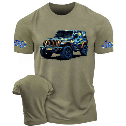 Go Out and Paint Stars with Jp Starry Moon Night Van Gogh T-Shirt