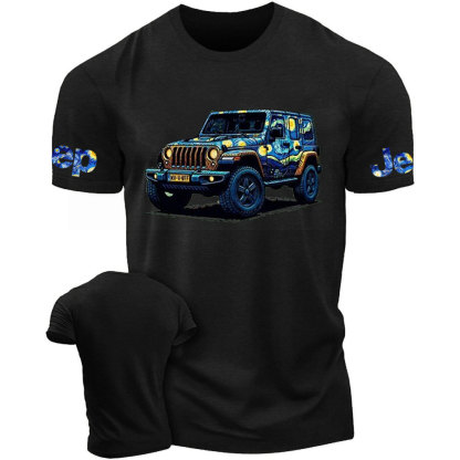 Go Out and Paint Stars with Jp Starry Moon Night Van Gogh T-Shirt