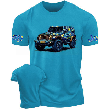 Go Out and Paint Stars with Jp Starry Moon Night Van Gogh T-Shirt