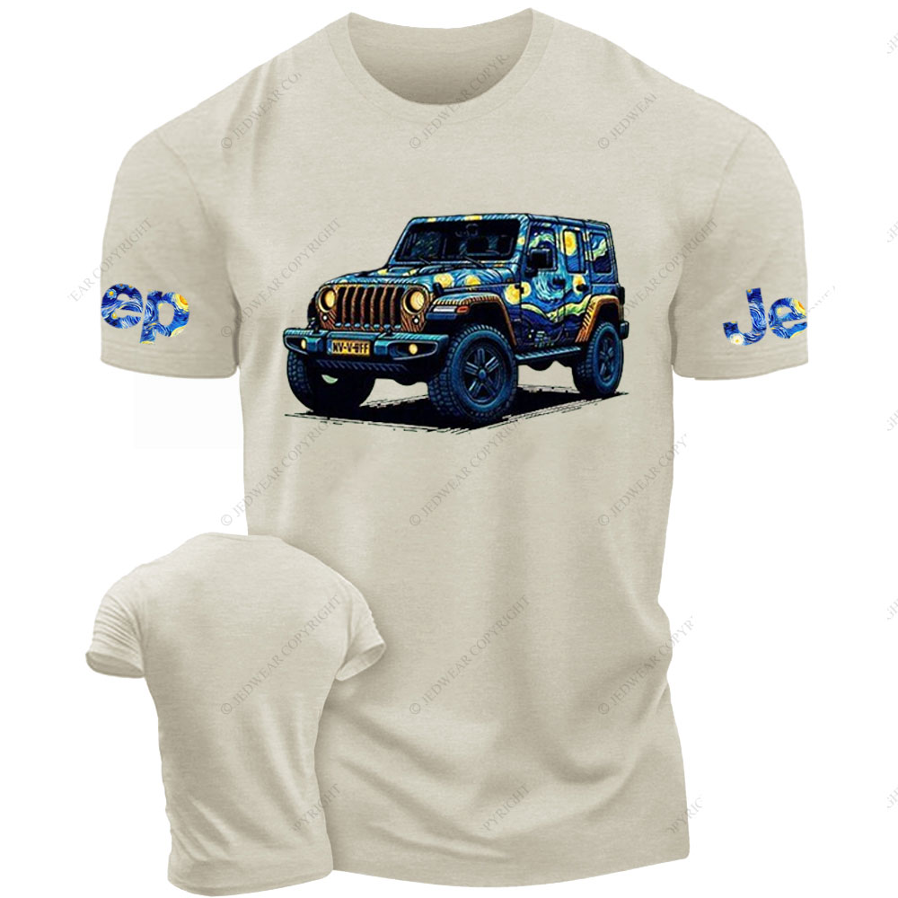 Go Out and Paint Stars with Jp Starry Moon Night Van Gogh T-Shirt