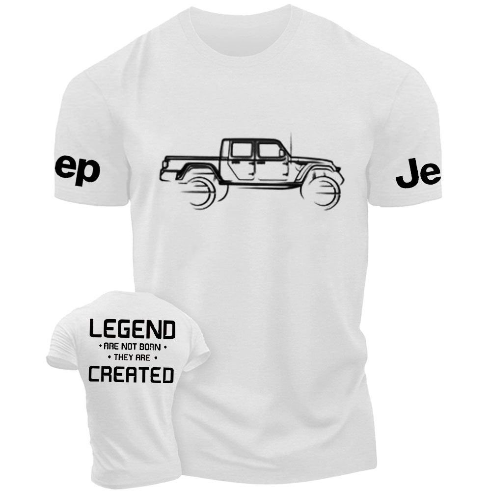 Jp Gladiator Outline Legend Are Not Born, They Are Created T-Shirt