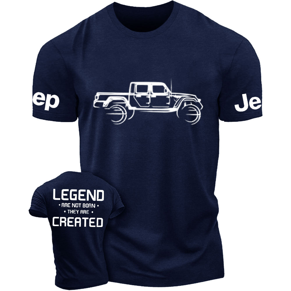 Jp Gladiator Outline Legend Are Not Born, They Are Created T-Shirt