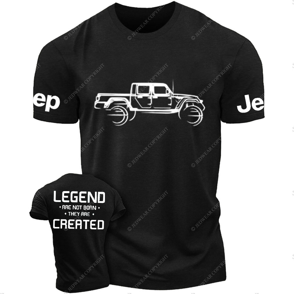 Jp Gladiator Outline Legend Are Not Born, They Are Created T-Shirt