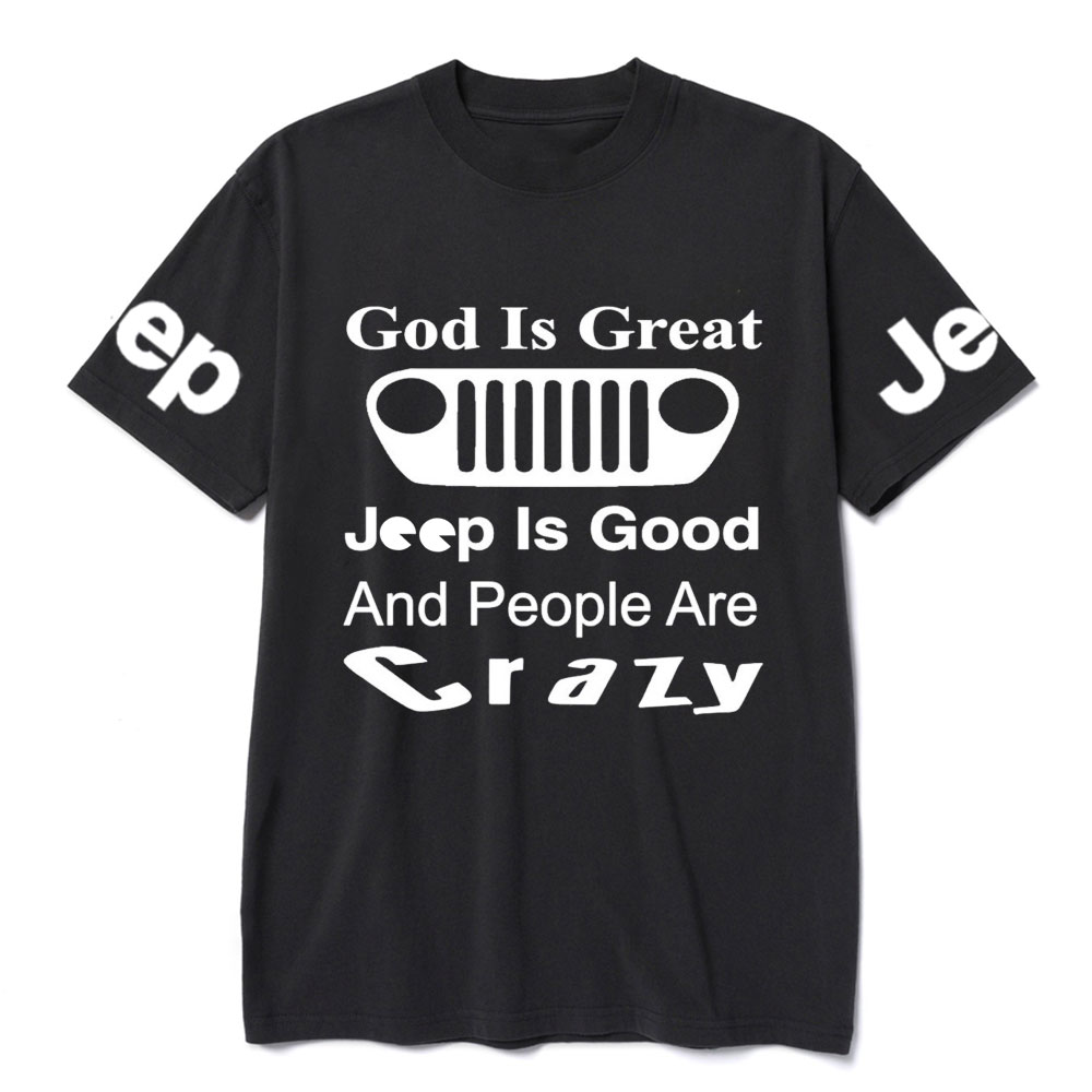 God Is Great, Jp Is Good and People Are Crazy Jp Grille T-Shirt