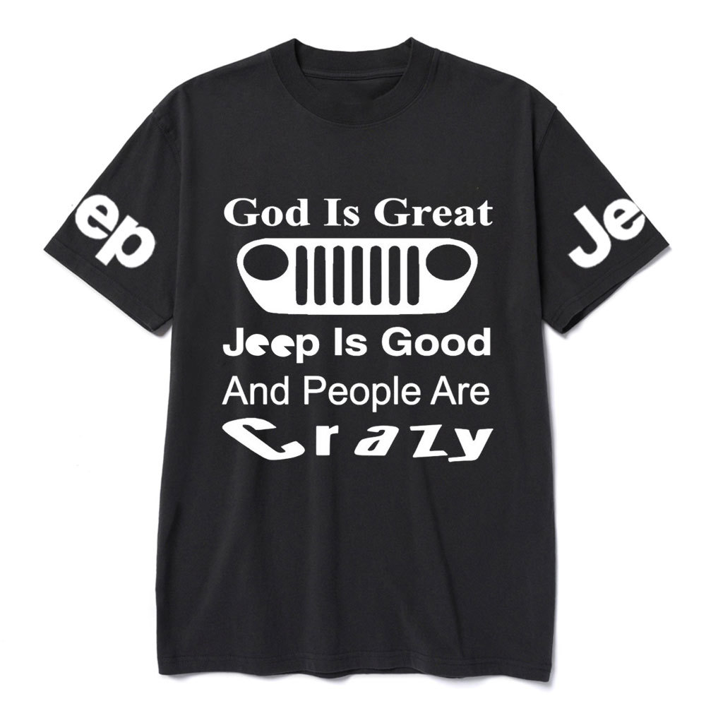 God Is Great, Jp Is Good and People Are Crazy Jp Grille T-Shirt