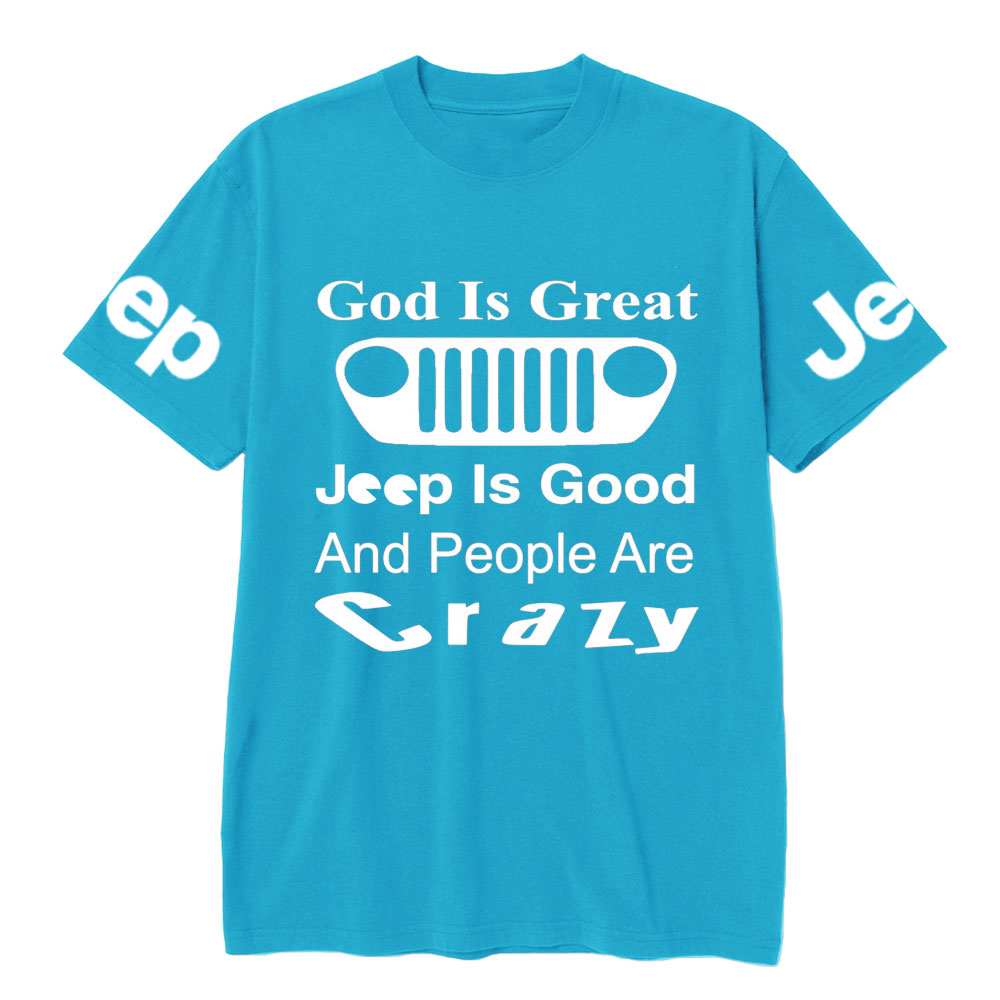 God Is Great, Jp Is Good and People Are Crazy Jp Grille T-Shirt