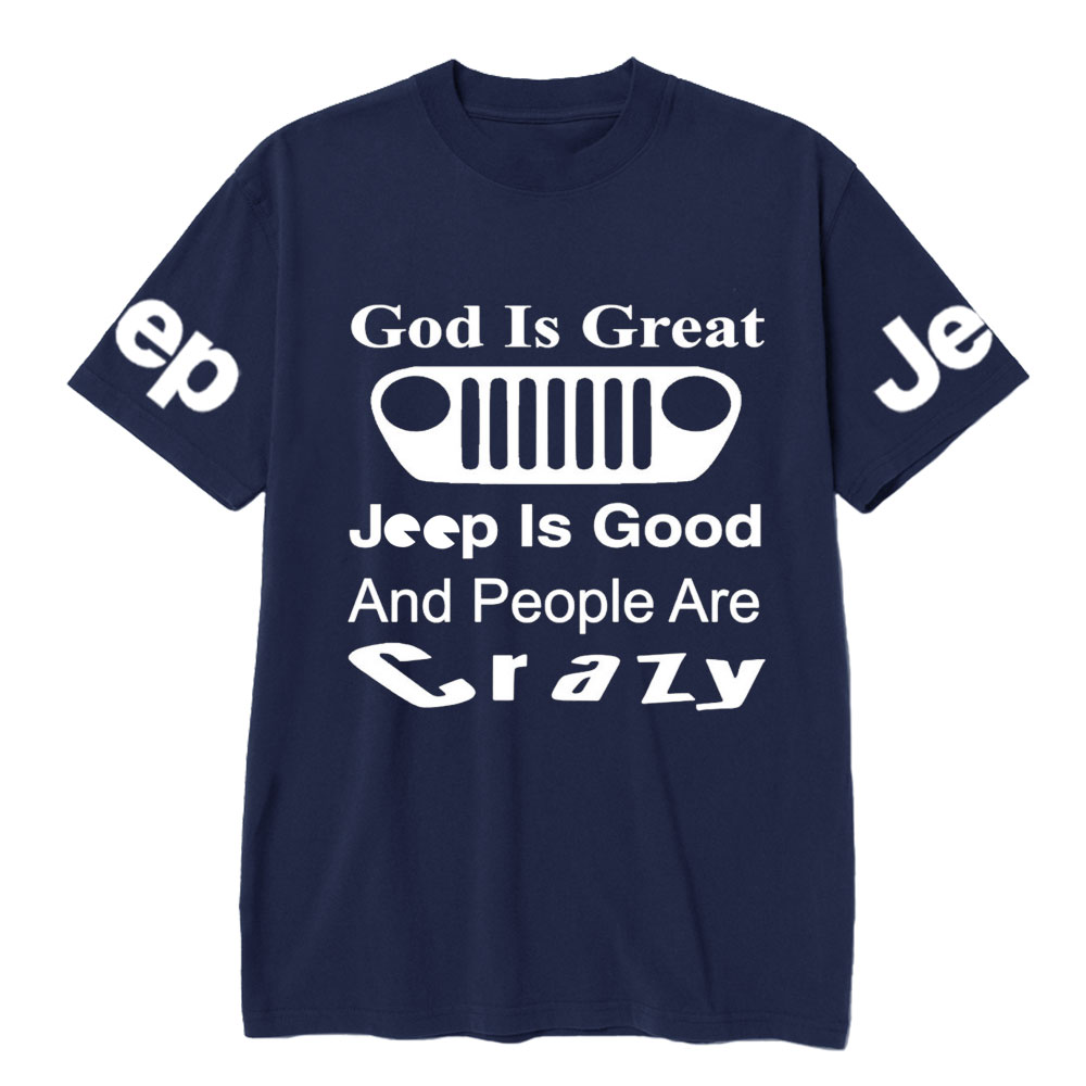 God Is Great, Jp Is Good and People Are Crazy Jp Grille T-Shirt